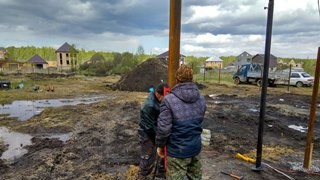 Заказать монтаж винтовых свай в Когалым - цена под ключ с доставкой от 1853 шт