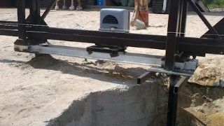 Купить сваи для ворот в Когалым. Заказать ворота на сваях под ключ от 21614 руб